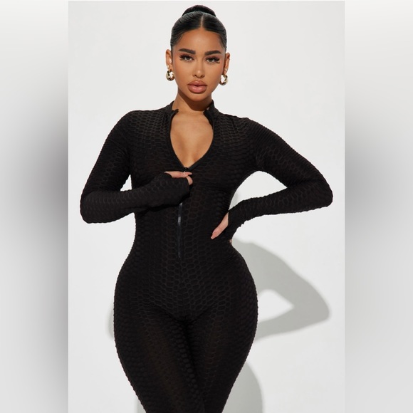 New Fashion Nova black jump suit - Picture 2 of 3